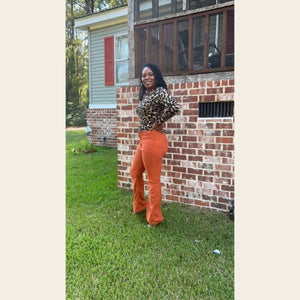 Orange Corduroy Pants 🍂