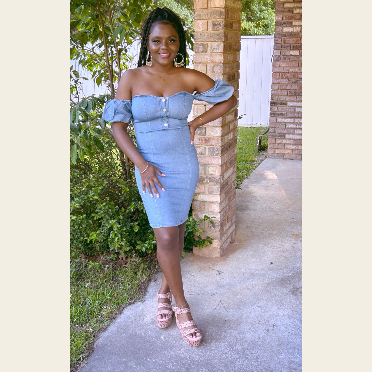 Pretty Little Thing Denim Dress Thee Rose Gold Boutique Pretty Little Thing Denim Dress Thee Rose Gold Boutique